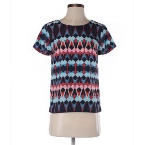J Crew | Printed Short Sleeve Shirt